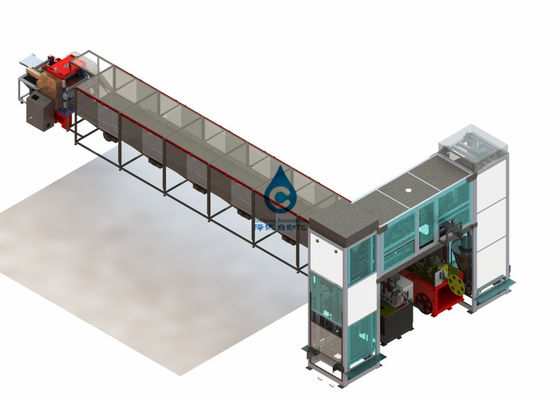 Chaîne de montage de plat de batterie au lithium de nickel de zinc 25kva AC220V