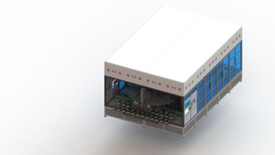 Type de ligne droite d'équipement de presse de Li Ion Battery Manufacturing Equipment Hot de 4 stations