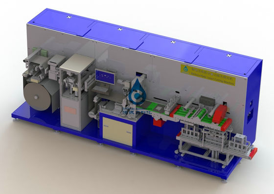Ligne de production de batterie au lithium-ion 200W Découpeuse de poteau laser
