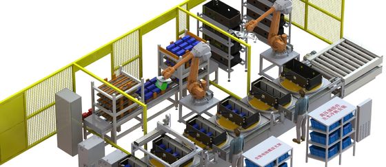 Chaîne de production à grande vitesse de batterie au lithium productivité élevée pour des fabricants de batterie