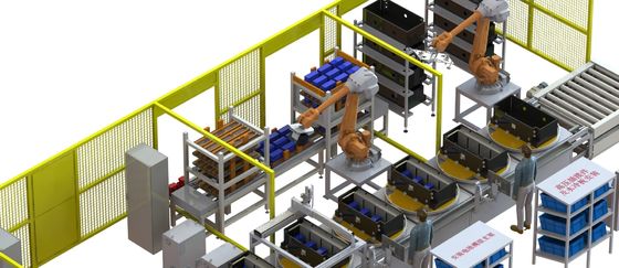 Chaîne de production à grande vitesse de batterie au lithium productivité élevée pour des fabricants de batterie