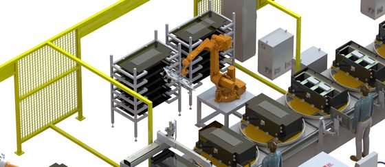 Chaîne de production à grande vitesse de batterie au lithium productivité élevée pour des fabricants de batterie