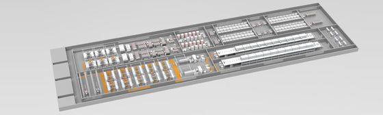 Chaîne de production automatique de batterie de voiture électrique du lithium 10PPM de démarreur de PLC