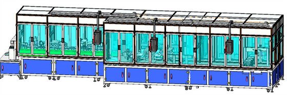 Le lithium stratifié Ion Battery Production Line Flexible a empaqueté la chaîne de montage de cellules