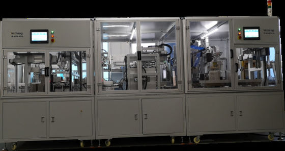 Chaîne de montage automatique de batterie d'ion de lithium machine en aluminium de ruban adhésif de Shell