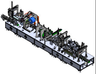 Chaîne de montage automatique de batterie d'ion de lithium machine en aluminium de ruban adhésif de Shell