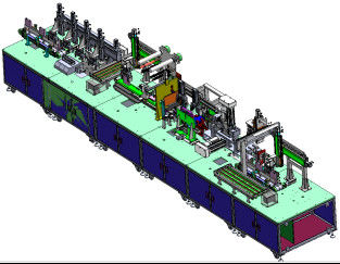 Chaîne de montage automatique de batterie d'ion de lithium machine en aluminium de ruban adhésif de Shell