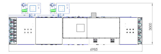 30H automatique Min For Square Battery Cleaning d'Ion Battery Production Line de lithium