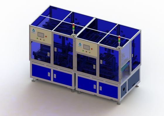 Queue 40PPM à grande vitesse de cellules de batterie de Li Ion Battery Manufacturing Equipment Square attachant du ruban adhésif dans Shell Machine