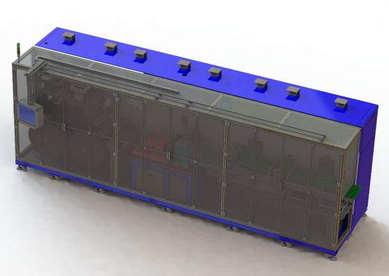 Chaîne de production à grande vitesse de batterie au lithium