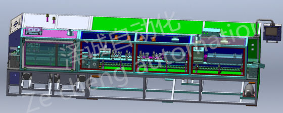 Machine de nettoyage cylindrique de batterie au lithium, lithium Ion Battery Production Line