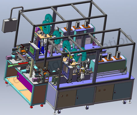 Rendement énergétique élevé d'Ion Battery Production Line With de lithium d'automation