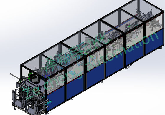 Chaîne de production élevée de batterie au lithium d'automation de rendement énergétique