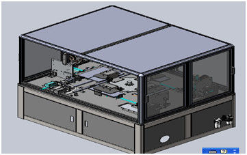 Chaîne de production de batterie d'ion de lithium d'écran tactile cellule électrique attachant la machine