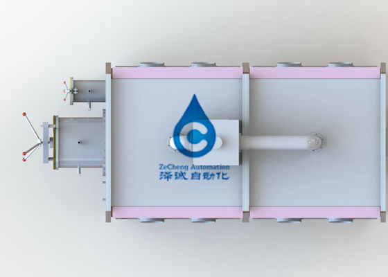 Chaîne de production de batterie au lithium de contrôle de PLC 2 boîte à gants standard de section