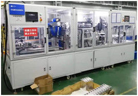 Ligne complètement automatique en aluminium d'enveloppement de station de Shell Car Battery Production Line double