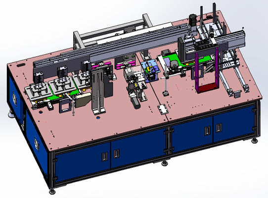 Cellule électrique de batterie de paquet d'équipement intelligent d'Assemblée attachant la machine
