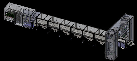 Chaîne de production technique automatisée de poche d'accord de lamineur de plat de batterie