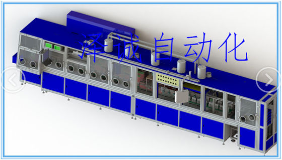 Chaîne de production automatique de batterie flexible série douce de batterie de puissance de paquet
