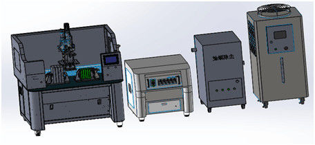 Machine semi automatique de cachetage de laser de machine de soudure laser de clou de cachetage