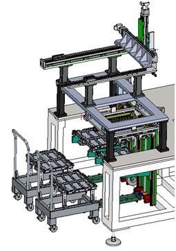 Chargement et déchargement automatiques de détection de CCD d'équipement de soudure laser de plat de transfert