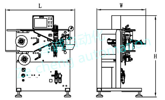 Machine de cachetage de laser de rendement élevé grand poids de la découpeuse 1500KG