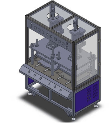 Chaîne de montage froide et chaude de cellules de laboratoire de presse de dispositif de lithium d'ion de batterie