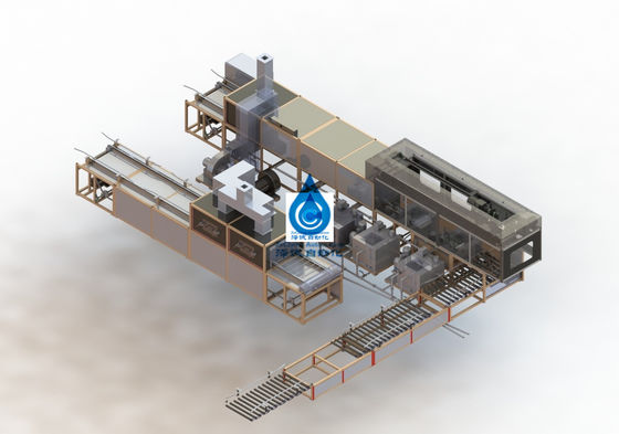 Chaîne de production complètement automatique de batterie au lithium de dessiccateur de nettoyage de batterie