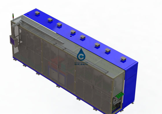 Chaîne de montage à tirette de batterie d'ion de lithium
