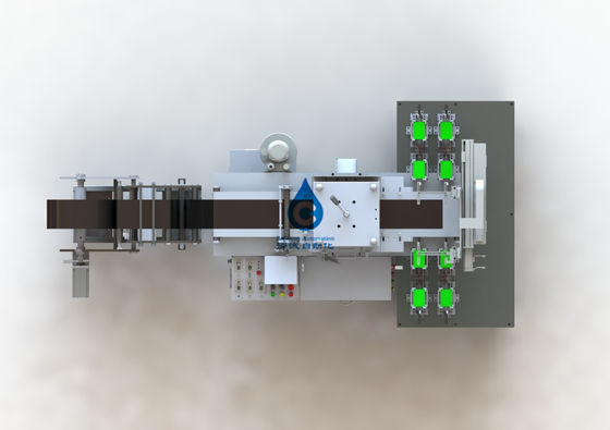 Chaîne de montage de batterie d'ion de lithium perforateur de puce de Polonais