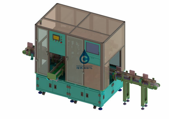 Le nettoyage automatique d'essai de batterie au lithium de machine de cachetage de laser enveloppent Mounter