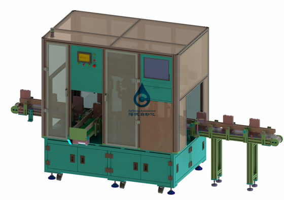 Le nettoyage automatique d'essai de batterie au lithium de machine de cachetage de laser enveloppent Mounter