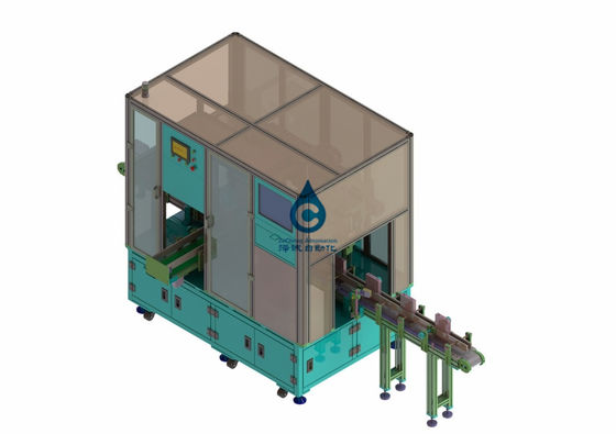 Le nettoyage automatique d'essai de batterie au lithium de machine de cachetage de laser enveloppent Mounter