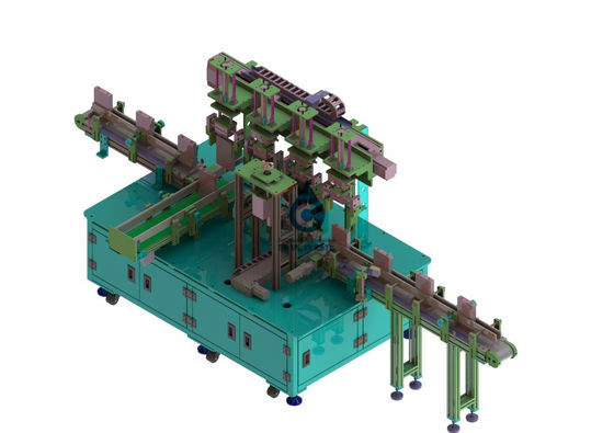 Le nettoyage automatique d'essai de batterie au lithium de machine de cachetage de laser enveloppent Mounter