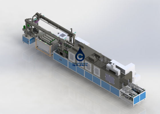 Chaîne de production de batterie au lithium 12PPM décapant ultrasonique SMC de batterie de puissance de 380V