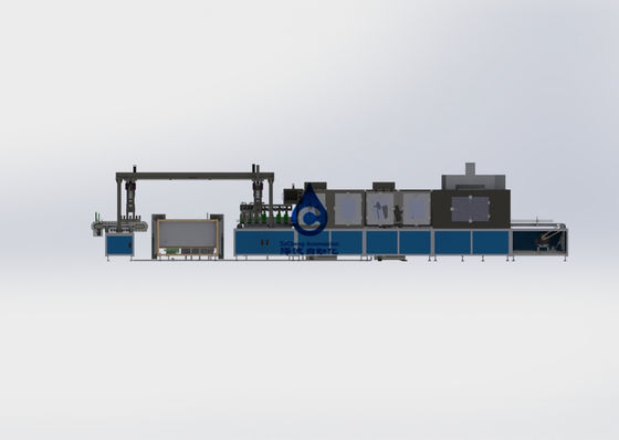 Chaîne de production de batterie au lithium 12PPM décapant ultrasonique SMC de batterie de puissance de 380V