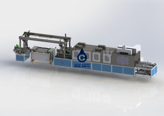 Chaîne de production de batterie au lithium 12PPM décapant ultrasonique SMC de batterie de puissance de 380V