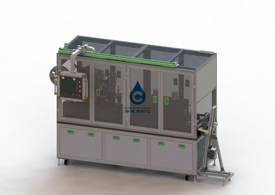 Chaîne de production automatique de batterie au lithium de douille dispositif externe AC220V d'autocollant de film