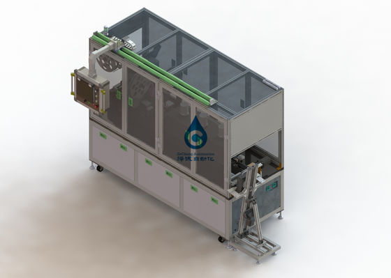 Chaîne de production automatique de batterie au lithium de douille dispositif externe AC220V d'autocollant de film