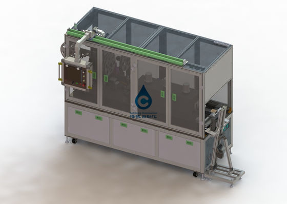Chaîne de production automatique de batterie au lithium de douille dispositif externe AC220V d'autocollant de film