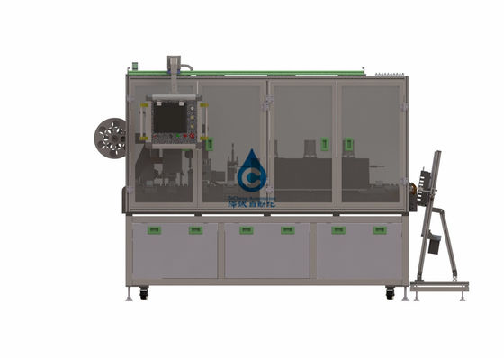Chaîne de production automatique de batterie au lithium de douille dispositif externe AC220V d'autocollant de film