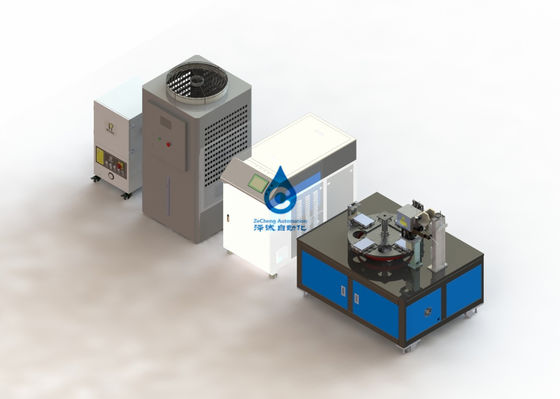 Dispositif de soudure laser de PLC d'Omron pour la colonne zinc-nickel de Polonais de cellules de batterie